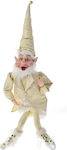 Iliadis Christmas Fabric Figure Elf Gold