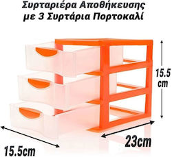Schreibtischschublade Orange