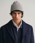 Gant Beanie Ανδρικός Σκούφος Πλεκτός σε Γκρι χρώμα