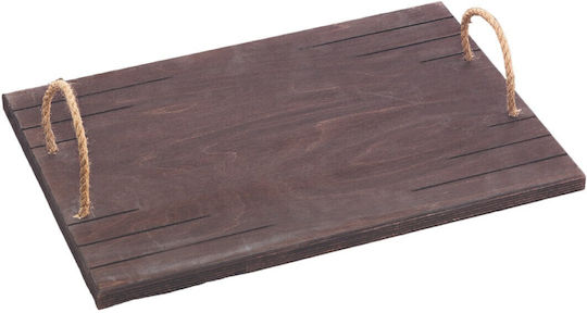Novaker Wedding Tray made of Wood Brown 1pcs