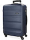Movom Abs Großer Reisekoffer Hartschalen Navy Blue mit 4 Räder Höhe 75cm