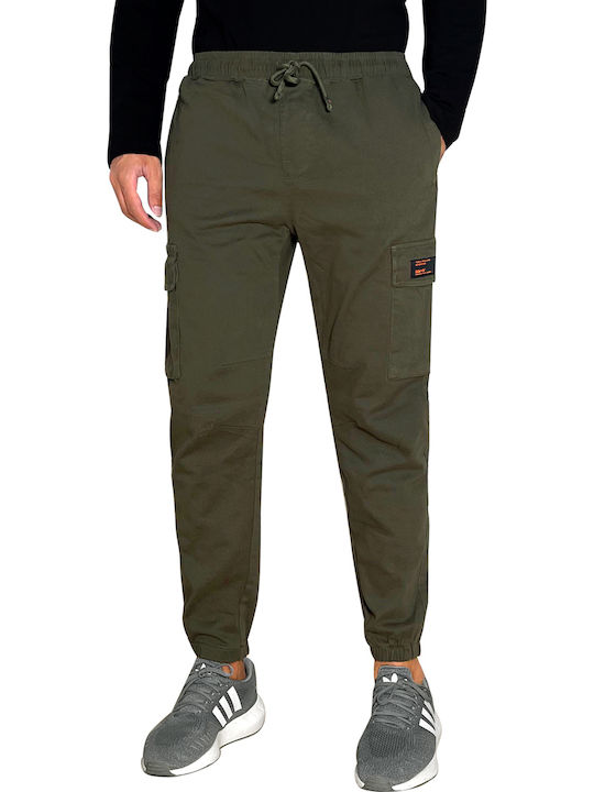 Trousers Cargo Elastic Khaki