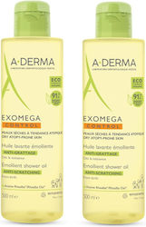 A-Derma Exomega Control pentru Corpul 2x500ml