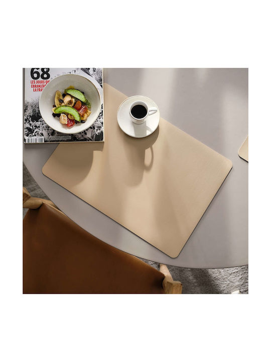 Gofis Home Plastic Placemat Beige 45x32cm