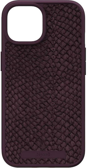 Njord 360 Full Cover Δερμάτινο 2mm Ροζ (iPhone 15)