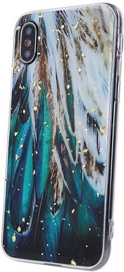 Gold Glam Back Cover Σιλικόνης Χρυσό (Oppo A57 4G)