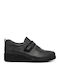 Leather Women's Moccasins in Black Color