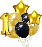 Set of 8 Balloons Foil Birthday-Celebration Numbers