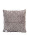 Madi Διακοσμητική Μαξιλαροθήκη Oblong από Γούνα Taupe 50x50εκ.