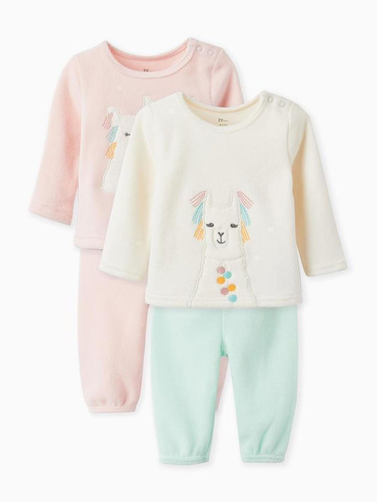 Zippy Kids' Pajamas Winter Fleece Multicolored Set