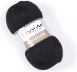YarnArt Fir de tricotat Black 500m 100gr
