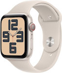 Apple Watch SE 2023 Cellular Aluminium 44mm Αδι...