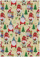 Exas Paper Christmas Wrapping Paper for Gift Multicolour 70cm.