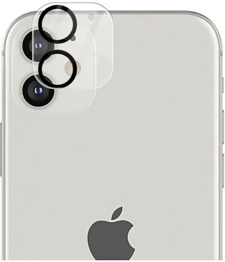 Lens Full Cover Προστασία Κάμερας Tempered Glass Μαύρο για το iPhone 12
