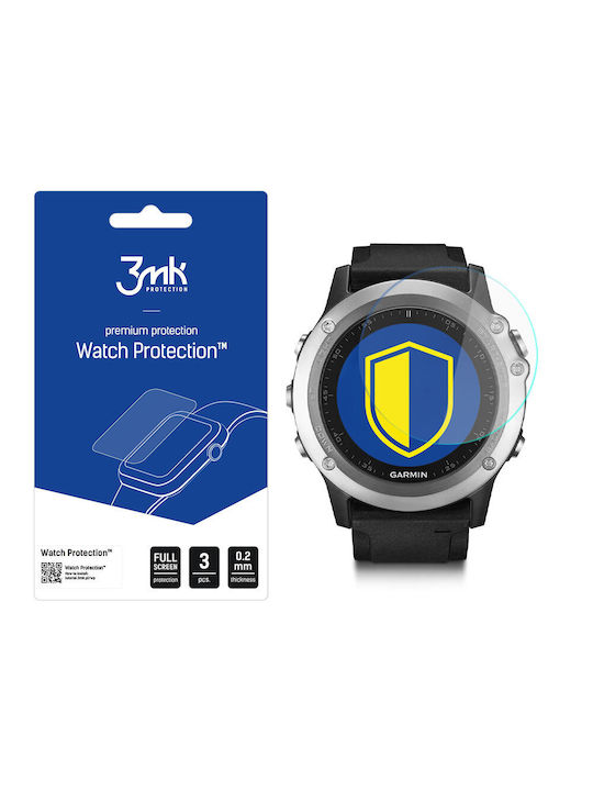 3MK Watch Protection V Tempered Glass pentru Garmin Fenix 3 3buc