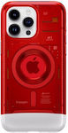 Spigen Classic C1 Magfit Umschlag Rückseite Kunststoff Rot (iPhone 15 Pro)