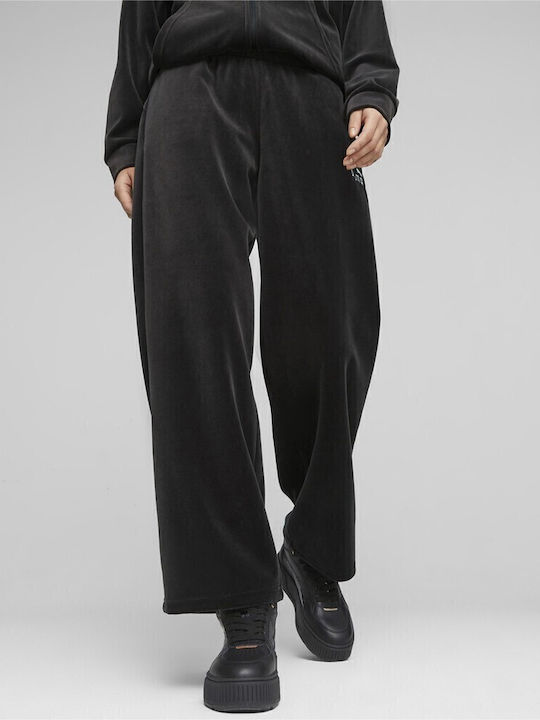 PUMA Sweatpants Velvet Black