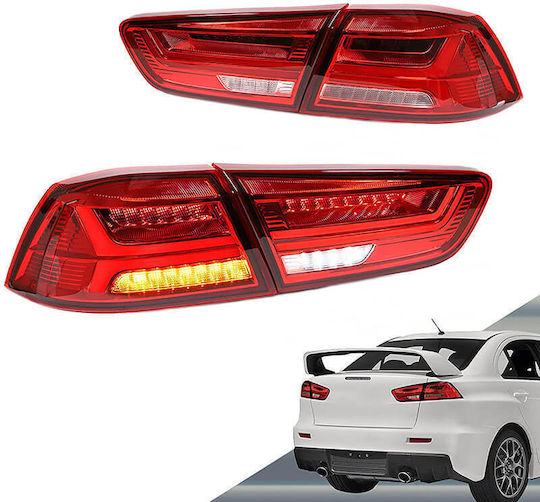 Vland Πίσω Φανάρια Led για Mitsubishi Lancer 08-17 2τμχ