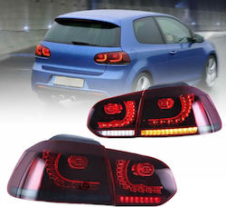 Vland Taillights Led for Volkswagen Golf 08-12 4pcs