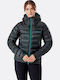 Women's Short Puffer Jacket for Winter Black