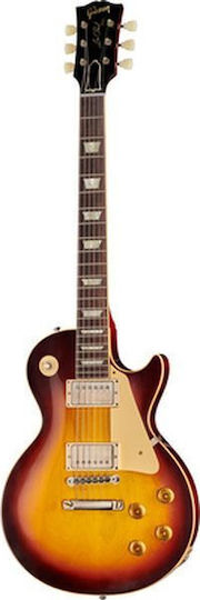 Gibson Custom 1958 Les Paul Standard Reissue Vos Elektrische Gitarre Einfacher Schnitt Bersten