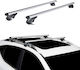 Auto Gs 120cm. for Cars with Factory Bars (with Roof Rack Legs and Lock) Silver