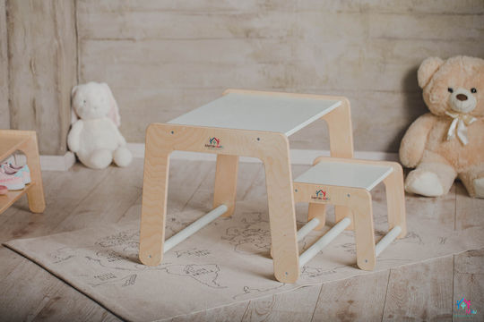 Kindertisch zum Malen aus Holz Grün Matzik Mav
