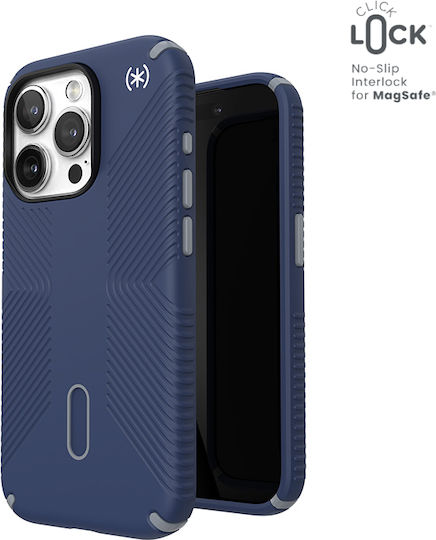 Speck Presidio2 Grip Back Cover Plastic Albastru (iPhone 15 Pro)