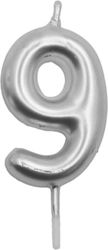 Tpster Birthday Candle Number in Silver Color 2...