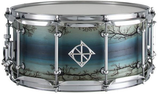 Dixon Ταμπούρο Artisan Electric 14" x 6" Blue Burst