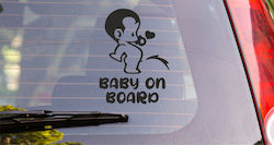 UrbanStickers Baby on Board Car Sign Sticker