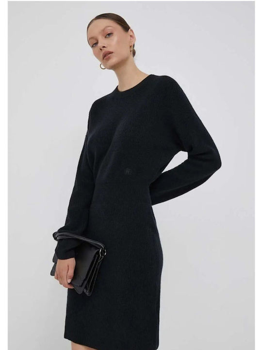 Tommy Hilfiger Mini Dress Knitted Black