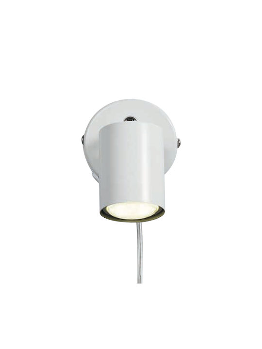 Nordlux Explore Single Spot with Socket GU10 in White Color
