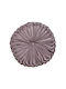 Das Home Sofa-Kissen 0246 aus Samt Flieder 40x40cm