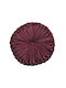 Das Home Sofakissen 0250 aus Burgundischem Samt 40x40cm