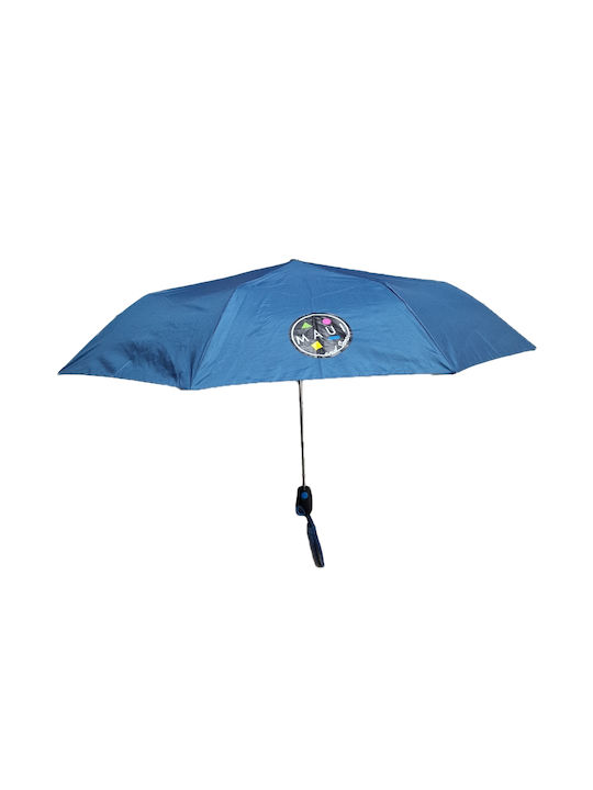 Maui & Sons Winddicht Regenschirm Kompakt Blau