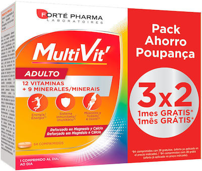 Forte Pharma Multivitamins for Energy 84 tabs