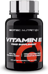 Scitec Nutrition Vitamin E Βιταμίνη 100 κάψουλες Scitec Nutrition Vitamin E Βιταμίνη 100 κάψουλες