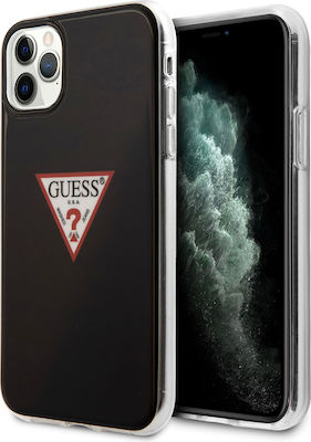 Guess “triangle Logo Collection” Back Cover Silicone Transparent (iPhone 11 ProRealme 11 Pro / 11 Pro+)