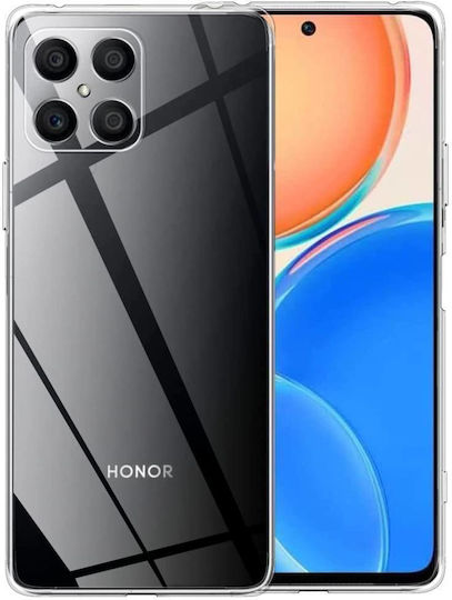 Umschlag Rückseite Silikon Transparent (Ehre X8)