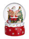 Christmas Snowball with Balls 10x10x10cm
