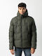 Devergo Herren Winter Jacke Lässig Khaki