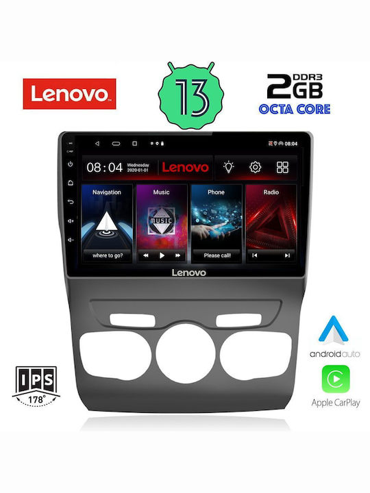 Lenovo Ηχοσύστημα Αυτοκινήτου για Citroen C4 2011-2018 (Bluetooth/USB/WiFi/GPS/Apple-Carplay/Android-Auto) με Οθόνη Αφής 10"