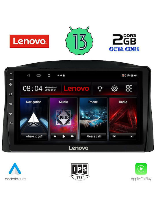 Lenovo Car-Audiosystem für Jeep Großer Cherokee 2005-2007 (Bluetooth/USB/WiFi/GPS/Apple-Carplay/Android-Auto) mit Touchscreen 10"