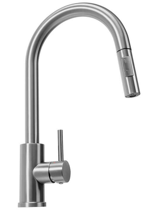 Rea Kitchen Faucet Counter Silver