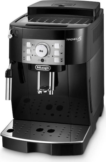 De'Longhi Magnifica Αυτόματη Μηχανή Espresso 1450W Πίεσης 15bar με Μύλο Άλεσης Μαύρη