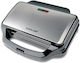 Eurolamp Τοστιέρα με Αποσπώμενες Πλάκες για 2 Τοστ 750W Γκρι