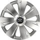 Versaco Car Hubcap Set Energy Rc with Chevrolet Emblem 15" 4pcs Silver