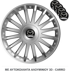 Versaco Auto Radkappen Set Luxury mit Marke Maz...