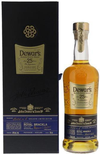 Gemischter Whisky 25 Jahre Schottland in einer Box 40% 700ml